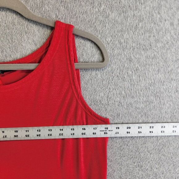 Eileen Fisher Dress Womens XS Pink Midi Jersey Knit Keyhole Minimalist Vacation - Picture 8 of 12